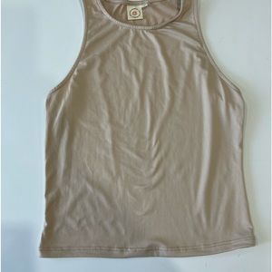 Beige top size S NWOT